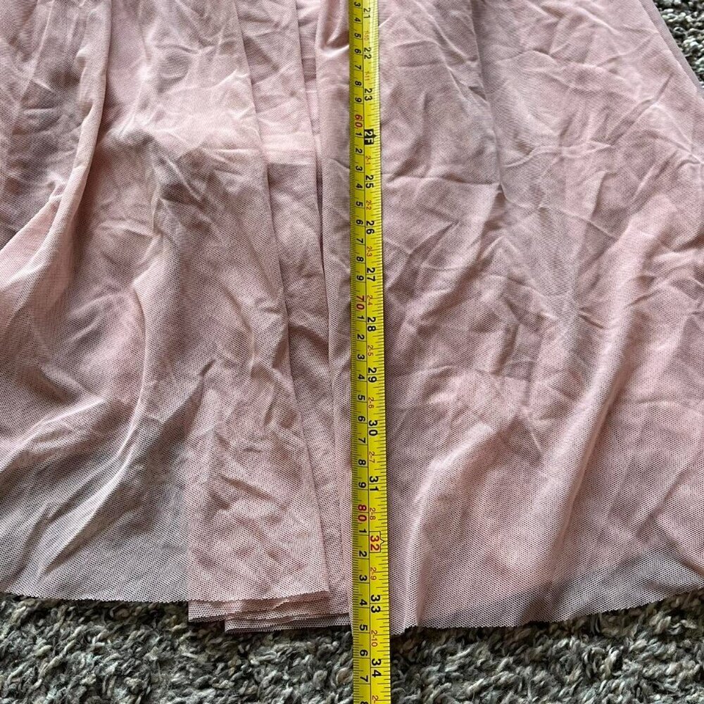Weissman Pink White Lace Dance Dress, Girls Size SA Girlhoodcore Formal Floral - Picture 7 of 8